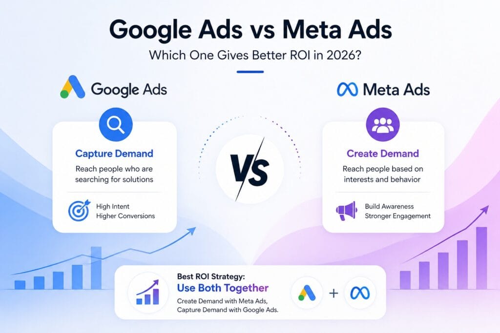 Google Ads vs Meta Ads: Which One Gives Better ROI in 2026? (Solution Guide)